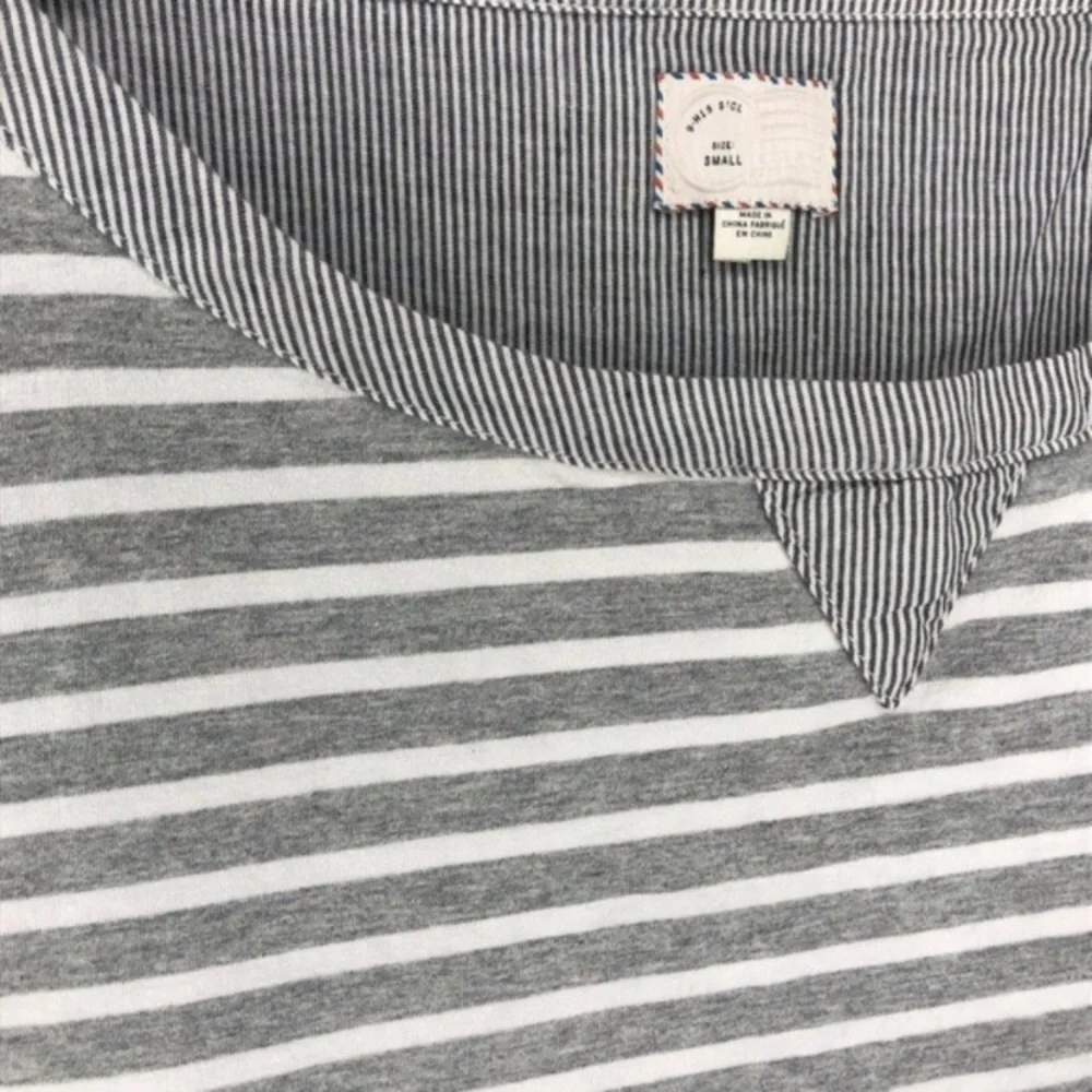 ANTHROPOLOGIE Postmark Conductor Stripe Top - Picture 9 of 11